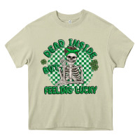 Mossy dead inside but feeling lucky Heavy Core Tee - MaliasSmallBusiness