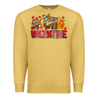 Antique Gold Nach Valentine Premium Sweatshirt - CowhideDigitalArt
