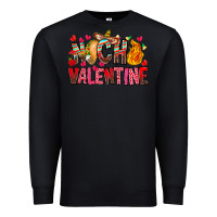 Black Nach Valentine Premium Sweatshirt - CowhideDigitalArt