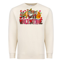 Sandshell Nach Valentine Premium Sweatshirt - CowhideDigitalArt