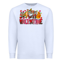 White Nach Valentine Premium Sweatshirt - CowhideDigitalArt