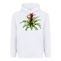 White Bromeliads Heavyweight Hoodie - LillyAllenDesigns