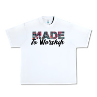 White Made to Worship Urban Heavy Tee - Bettercallsaul