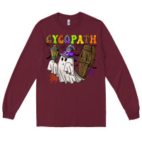 Burgundy Cycopath Long Sleeve Tee - NancyCooperArtShop