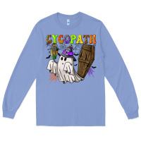 Colony Blue Cycopath Long Sleeve Tee - NancyCooperArtShop
