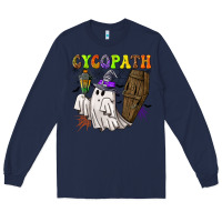 Navy Cycopath Long Sleeve Tee - NancyCooperArtShop