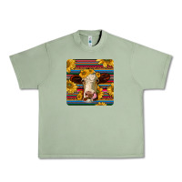 Oil Green serape hereford coaster Urban Heavy Tee - JahusDesignShop