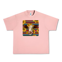Salmon serape hereford coaster Urban Heavy Tee - JahusDesignShop