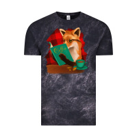 Cloud Black Fox with Coffee Vintage Tee - Bettercallsaul
