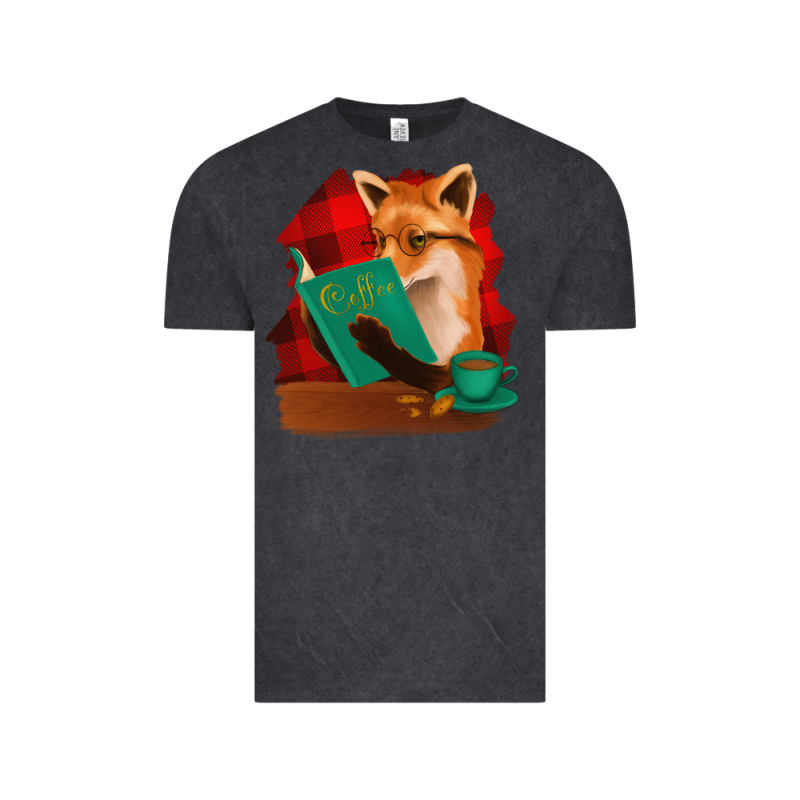 Fox With Coffee Vintage Tee by Bettercallsaul | Teevron