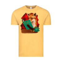 Vintage Mustard Fox with Coffee Vintage Tee - Bettercallsaul