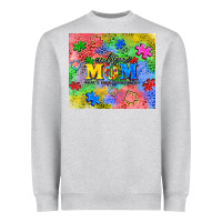 Heather Grey autism Heavyweight Sweatshirt - CowGirlArtShop