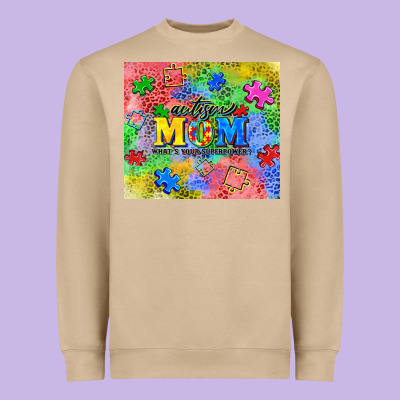 Autism Heavyweight Sweatshirt Designed By Cowgirlartshop