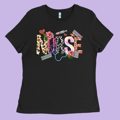 Nurse Ladies Tee Designed By Nancycooperartshop
