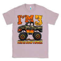 I'm Three This Is How I Roll Monster Truck Birthday Classic Tee | Teevron