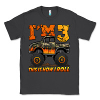 Smoke i'm three this is how i roll monster truck birthday Classic Tee - Jasminsmagicworld