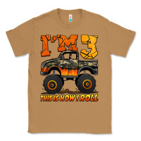 Toasted Coconut i'm three this is how i roll monster truck birthday Classic Tee - Jasminsmagicworld