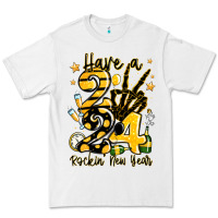 White have rockin' new year 2024 Premium Tee - MaliasSmallBusiness