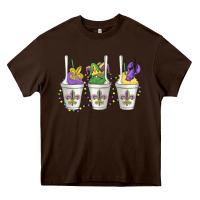 Chocolate Brown mardi gras snowballs Heavy Core Tee - MaliasSmallBusiness