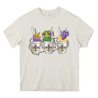 Cream mardi gras snowballs Heavy Core Tee - MaliasSmallBusiness