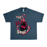 Midnight Navy Summer decor The sea is in my Soul Urban Heavy Tee - Bettercallsaul