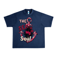 Navy Summer decor The sea is in my Soul Urban Heavy Tee - Bettercallsaul