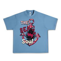 Pebble Blue Summer decor The sea is in my Soul Urban Heavy Tee - Bettercallsaul