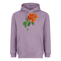 Lavender Burst Of Joy Rose Heavyweight Hoodie - LillyAllenDesigns