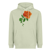 Matcha Burst Of Joy Rose Heavyweight Hoodie - LillyAllenDesigns
