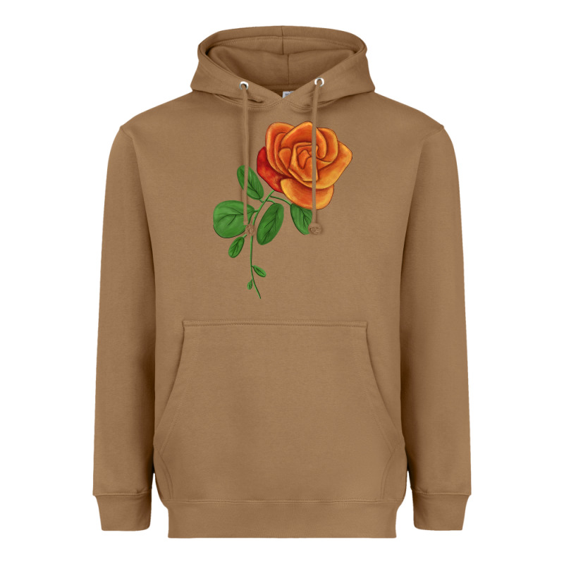 Burst Of Joy Rose Heavyweight Hoodie by LillyAllenDesigns | Teevron