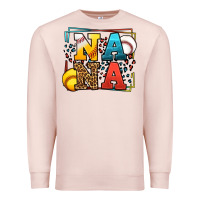 Pale Pink Baseball and Softball nana Premium Sweatshirt - LillyAllenDesigns