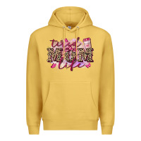 Antique Gold Tired mom life Premium Hoodie - FaDigitalArtStudio