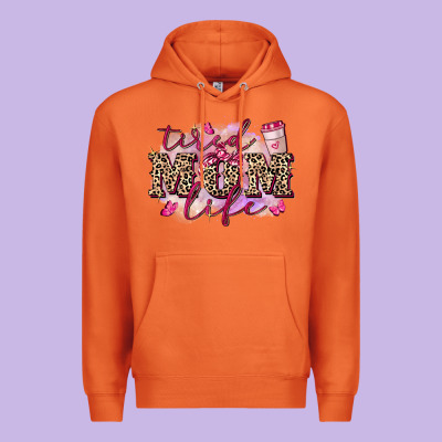 Tired Mom Life Premium Hoodie Designed By Fadigitalartstudio