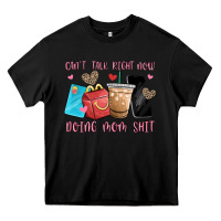 Black can't talk right now doing mom shit Heavy Core Tee - MaliasSmallBusiness