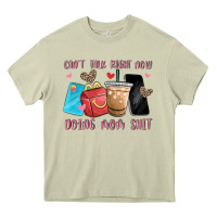 Mossy can't talk right now doing mom shit Heavy Core Tee - MaliasSmallBusiness