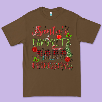 Santa's Favorite Para Professional Premium Tee Designed By Maliassmallbusiness