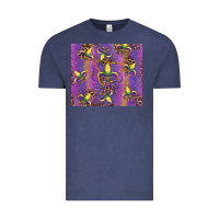 Vintage Denim mardi gras fleur de lis Vintage Tee - RanaPortraitStore