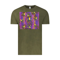 Vintage Olive mardi gras fleur de lis Vintage Tee - RanaPortraitStore