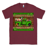 Burgundy st Patricks farm animals truck Classic Tee - Jasminsmagicworld