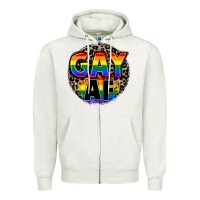 Oatmeal Heather Gay af Zipper Hoodie - FaDigitalArtStudio