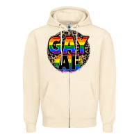 Sandshell Gay af Zipper Hoodie - FaDigitalArtStudio