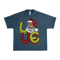 Midnight Navy Love Christmas Urban Heavy Tee - Bettercallsaul