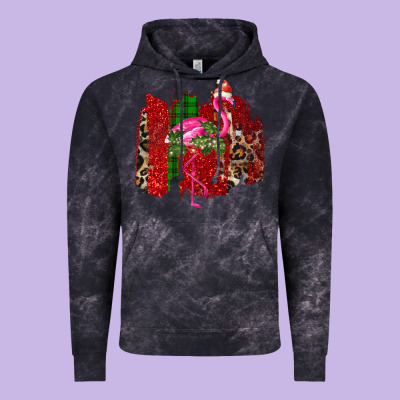 Christmas Flamingo Vintage Hoodie Designed By Bettercallsaul