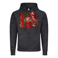 Vintage Black christmas flamingo Vintage Hoodie - Bettercallsaul