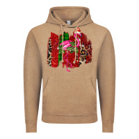 Vintage Coffee christmas flamingo Vintage Hoodie - Bettercallsaul
