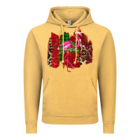 Vintage Mustard christmas flamingo Vintage Hoodie - Bettercallsaul