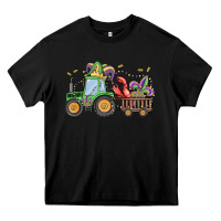 Black mardi gras tractor Heavy Core Tee - MaliasSmallBusiness