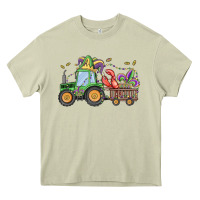 Mossy mardi gras tractor Heavy Core Tee - MaliasSmallBusiness