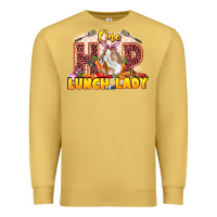 Antique Gold One hip lunch lady Easter Day Premium Sweatshirt - LillyAllenDesigns