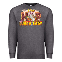Charcoal Heather One hip lunch lady Easter Day Premium Sweatshirt - LillyAllenDesigns
